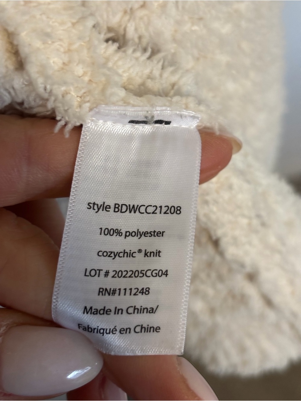 Barefoot Dreams CozyChic® Honeycomb Shawl Cardigan - Picture 10 of 16
